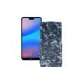 Чохол-флип з екошкіри для телефону Huawei P20