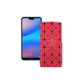 Чохол-флип з екошкіри для телефону Huawei P20