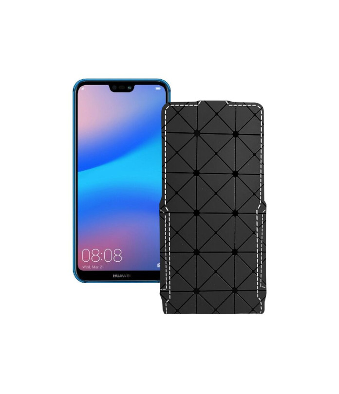 Чохол-флип з екошкіри для телефону Huawei P20