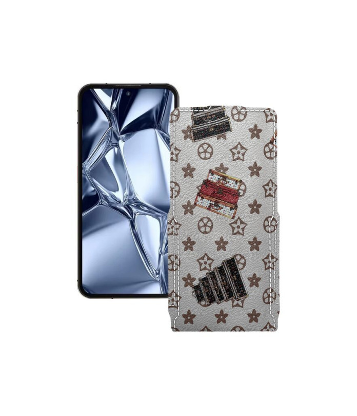 Чохол-флип з екошкіри для телефону Oukitel WP200 Pro