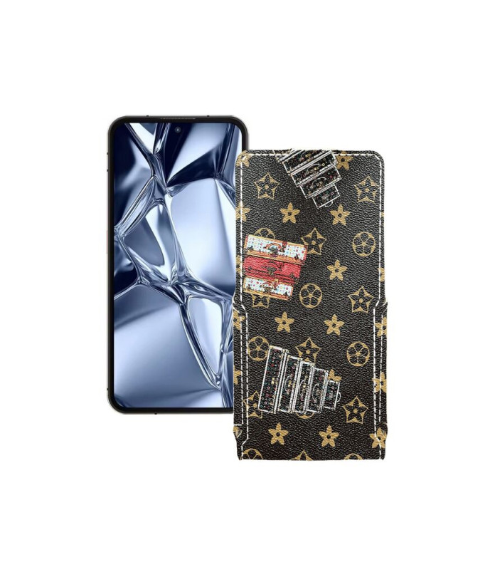Чохол-флип з екошкіри для телефону Oukitel WP200 Pro