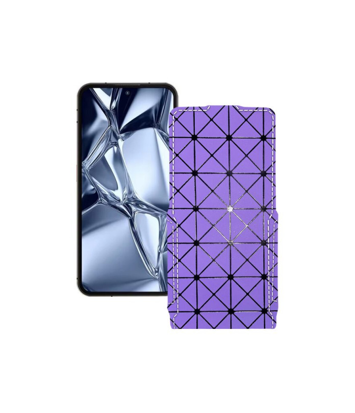 Чохол-флип з екошкіри для телефону Oukitel WP200 Pro