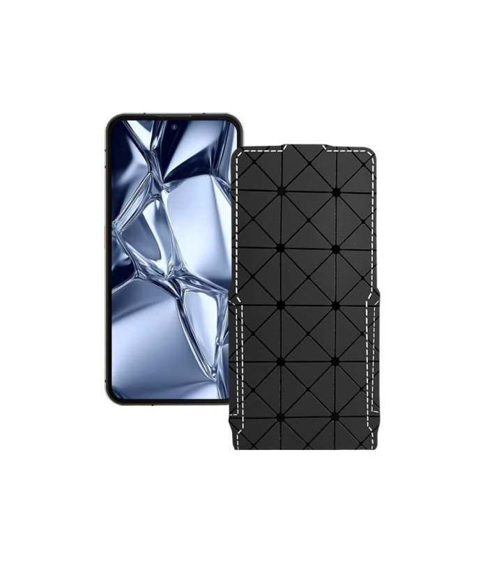 Чохол-флип з екошкіри для телефону Oukitel WP200 Pro