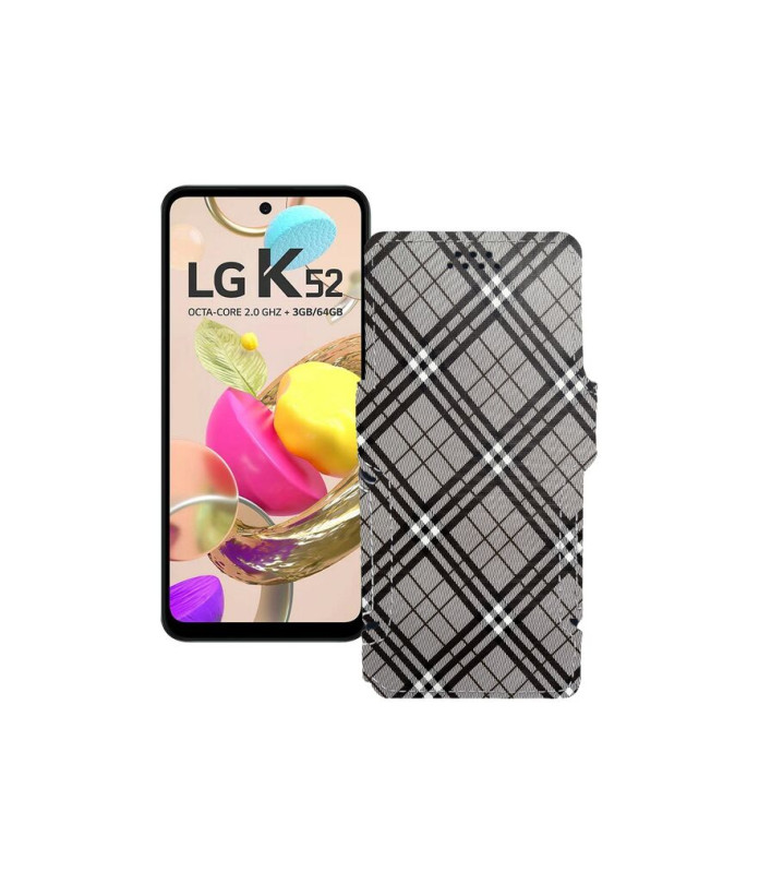 Чохол-книжка з екошкіри для телефону LG K52