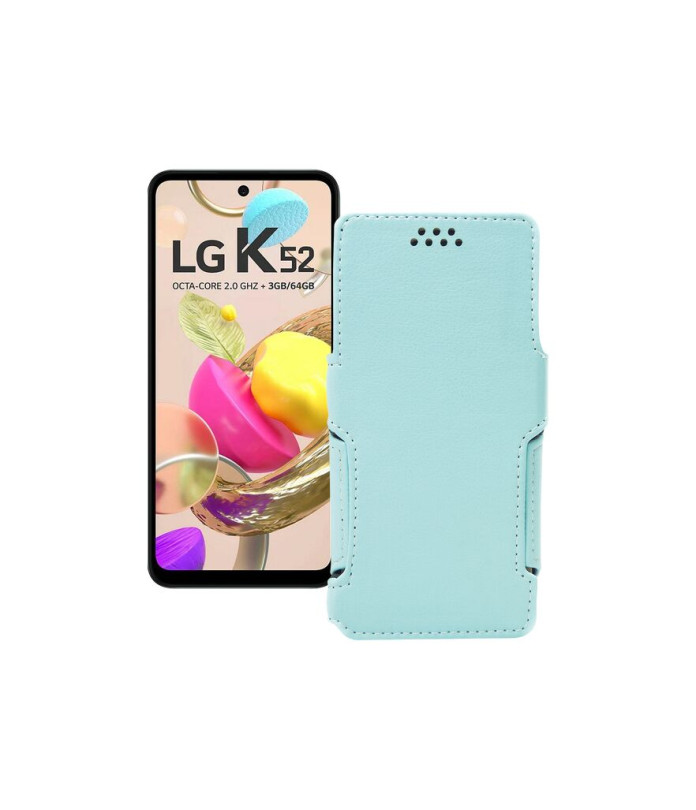 Чохол-книжка з екошкіри для телефону LG K52