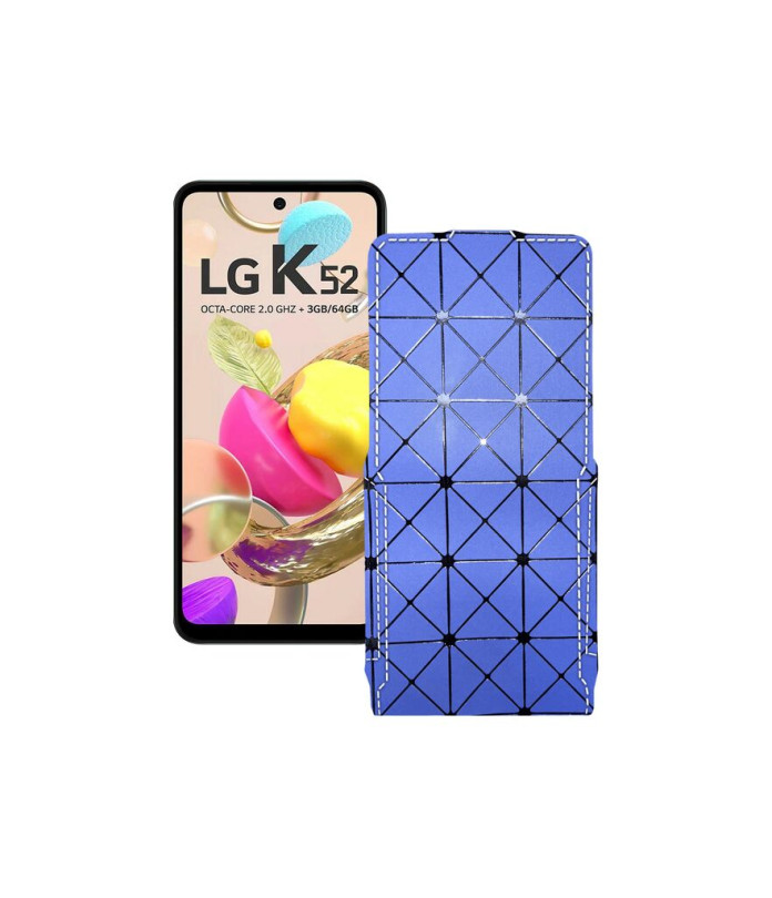 Чохол-флип з екошкіри для телефону LG K52