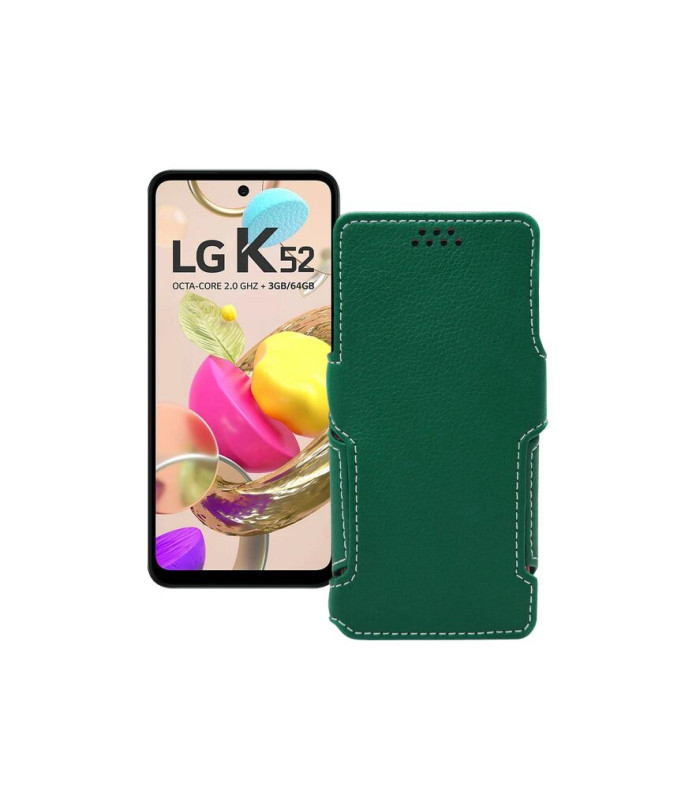 Чохол-книжка з екошкіри для телефону LG K52