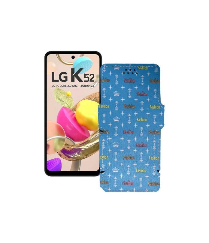 Чохол-книжка з екошкіри для телефону LG K52