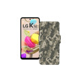 Чохол-книжка з екошкіри для телефону LG K52