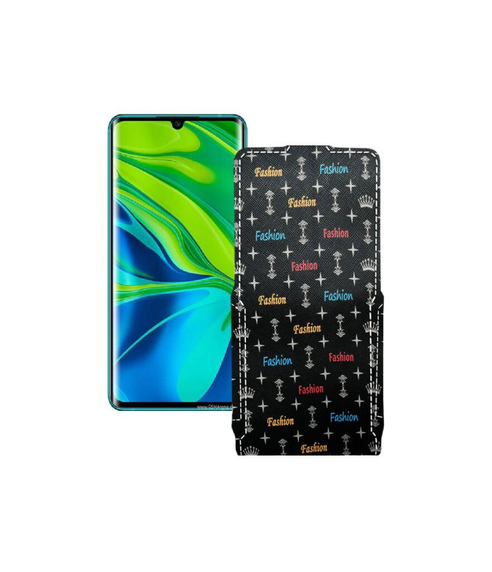 Чохол-флип з екошкіри для телефону Xiaomi Mi Note 10 Pro