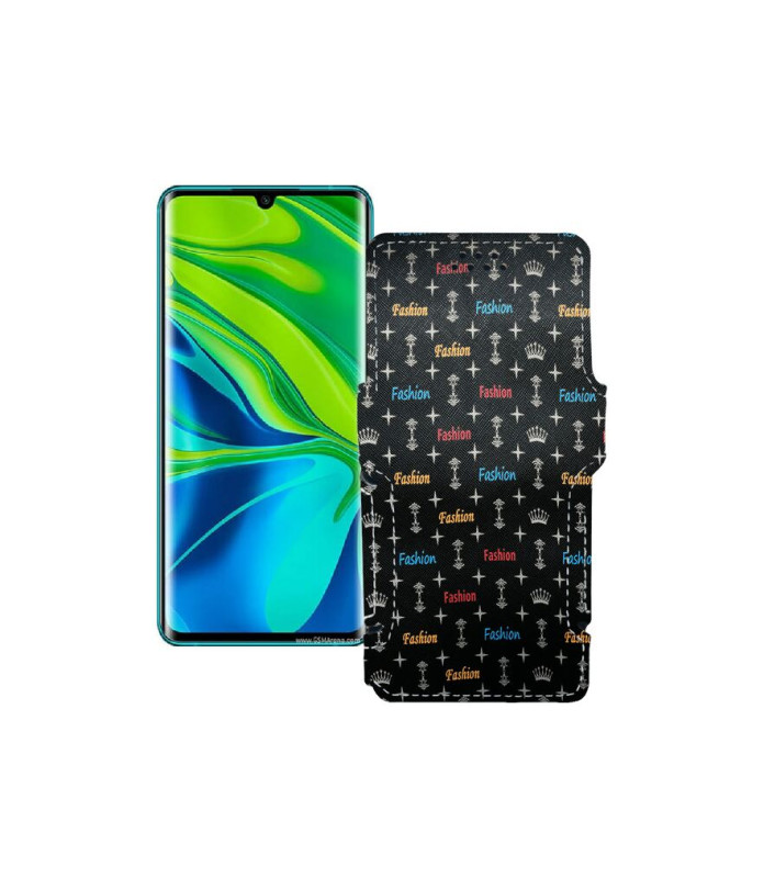 Чохол-книжка з екошкіри для телефону Xiaomi Mi Note 10 Pro