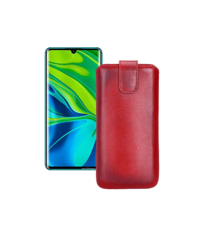 Витяжка з екошкіри для телефону Xiaomi Mi Note 10 Pro