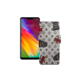 Чохол-книжка з екошкіри для телефону LG G7 ThinQ