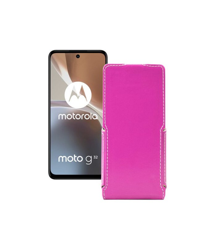 Чохол-флип з екошкіри для телефону Motorola Moto G32