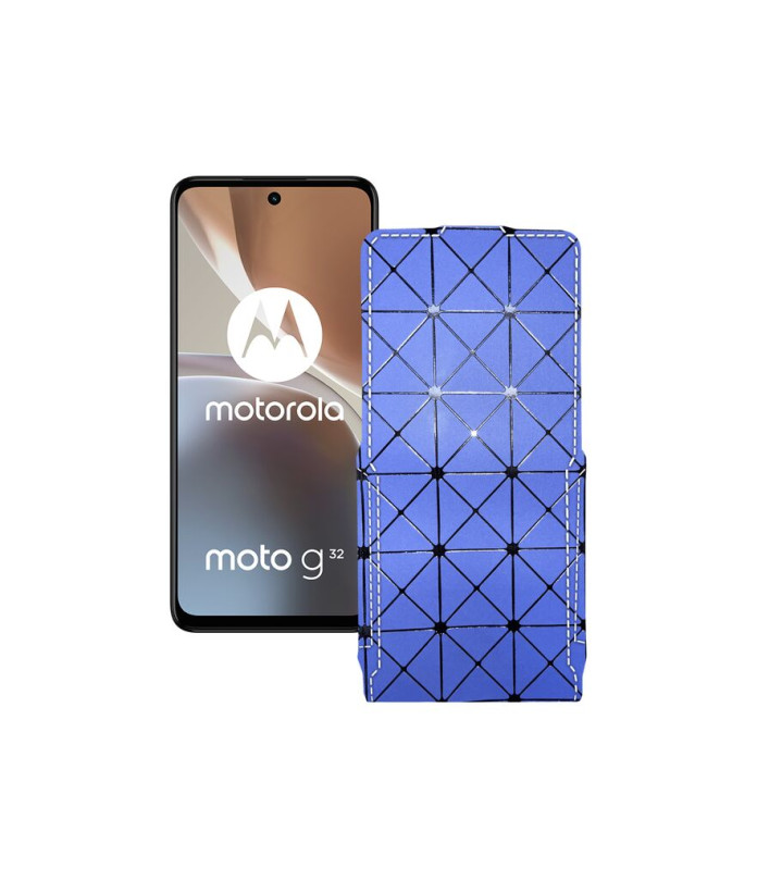 Чохол-флип з екошкіри для телефону Motorola Moto G32