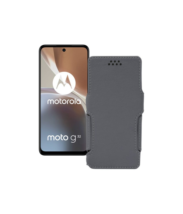 Чохол-книжка з екошкіри для телефону Motorola Moto G32