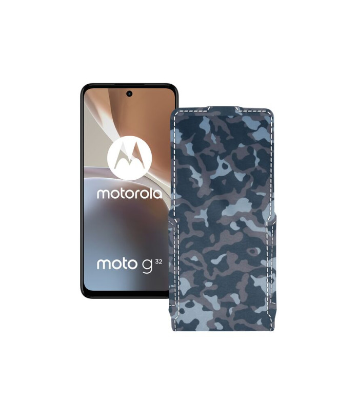 Чохол-флип з екошкіри для телефону Motorola Moto G32