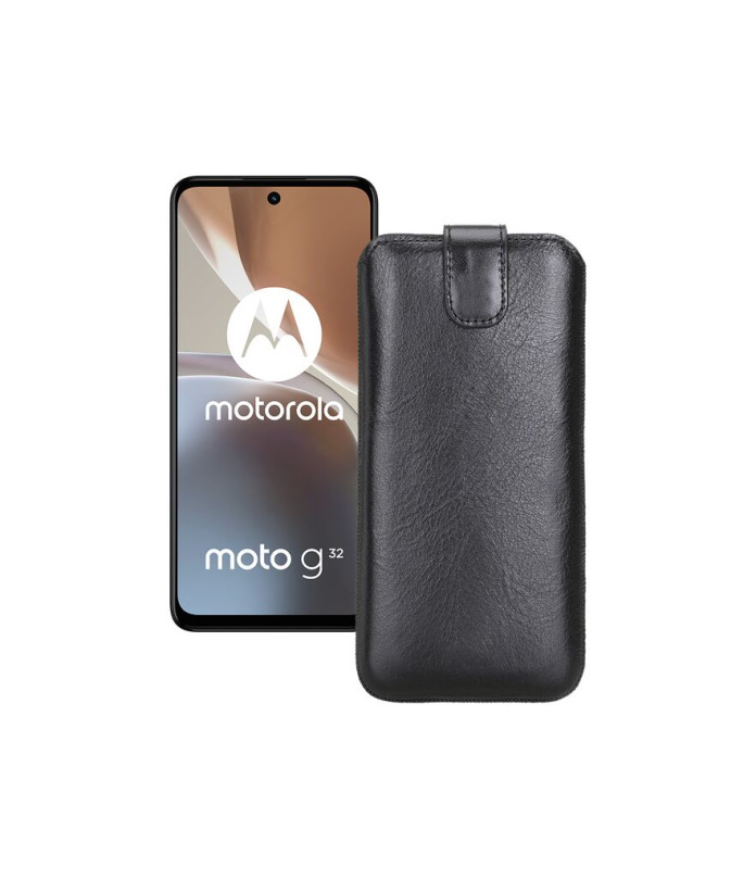 Витяжка зі шкіри для телефону Motorola Moto G32