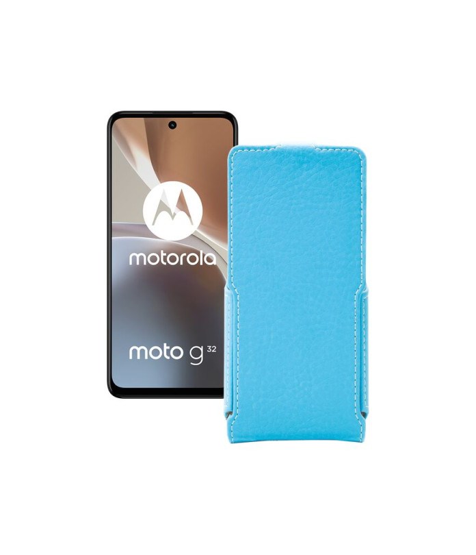 Чохол-флип з екошкіри для телефону Motorola Moto G32