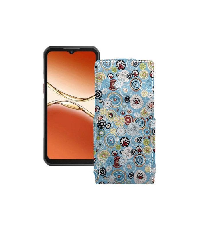 Чохол-флип з екошкіри для телефону Oukitel WP55 Pro