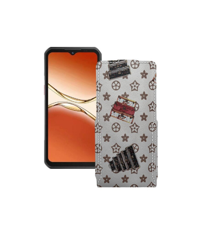 Чохол-флип з екошкіри для телефону Oukitel WP55 Pro