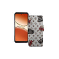 Чохол-книжка з екошкіри для телефону Oukitel WP55 Pro