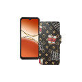 Чохол-книжка з екошкіри для телефону Oukitel WP55 Pro
