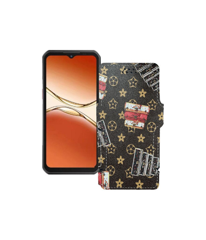 Чохол-книжка з екошкіри для телефону Oukitel WP55 Pro