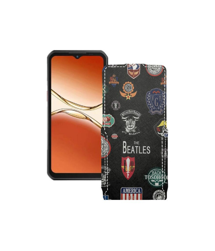 Чохол-флип з екошкіри для телефону Oukitel WP55 Pro