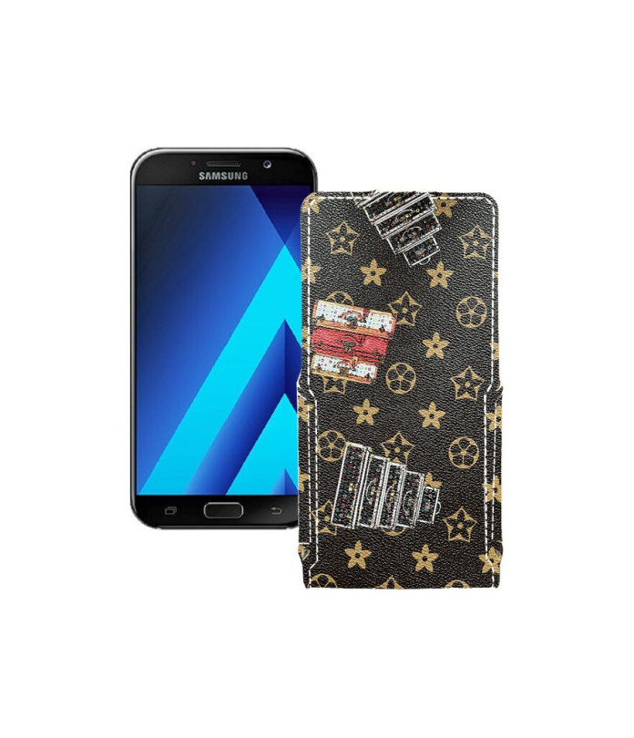 Чохол-флип з екошкіри для телефону Samsung Galaxy A7 2017 (A720)