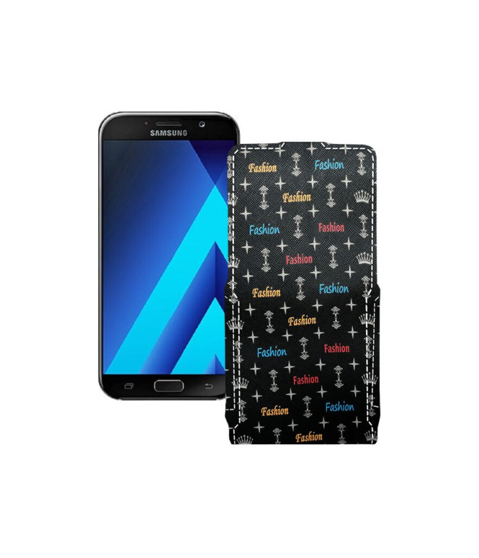 Чохол-флип з екошкіри для телефону Samsung Galaxy A7 2017 (A720)