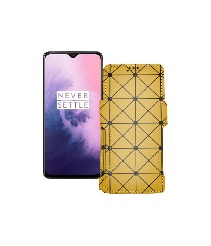 Чохол-книжка з екошкіри для телефону OnePlus 7