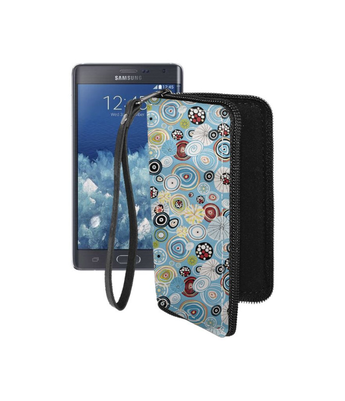 Чохол-гаманець з екошкіри для телефону Samsung Galaxy Note Edge (N915)