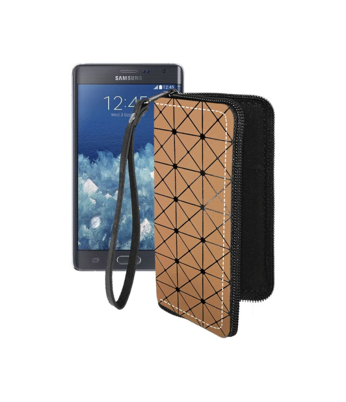 Чохол-гаманець з екошкіри для телефону Samsung Galaxy Note Edge (N915)