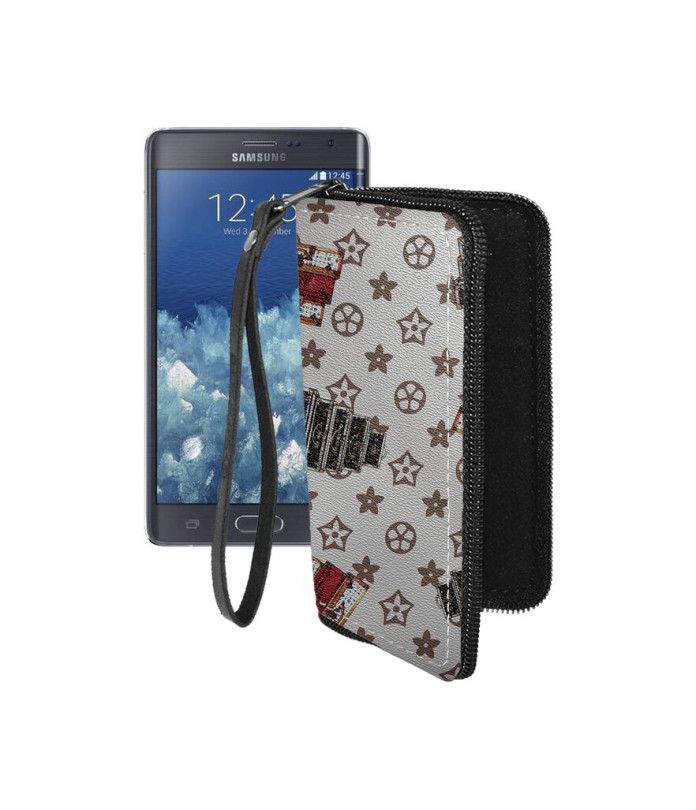 Чохол-гаманець з екошкіри для телефону Samsung Galaxy Note Edge (N915)
