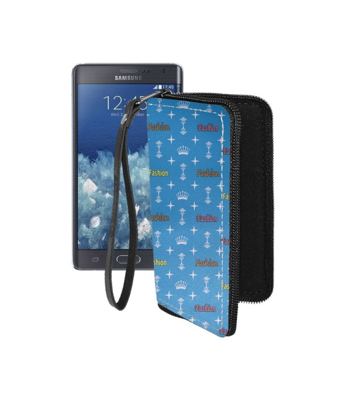 Чохол-гаманець з екошкіри для телефону Samsung Galaxy Note Edge (N915)