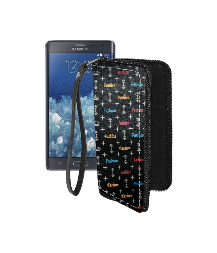 Чохол-гаманець з екошкіри для телефону Samsung Galaxy Note Edge (N915)
