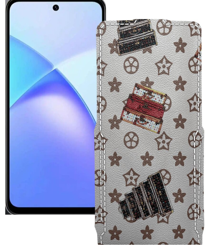 Чохол-флип з екошкіри для телефону Infinix Smart 10