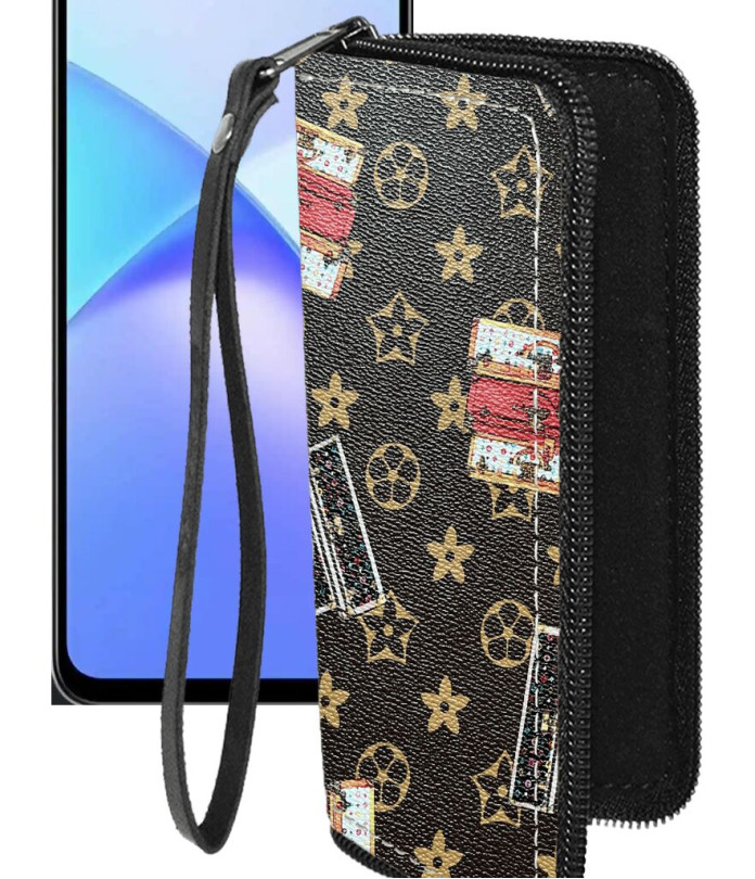 Чохол-гаманець з екошкіри для телефону Infinix Smart 10