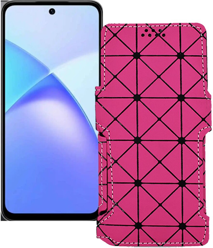 Чохол-книжка з екошкіри для телефону Infinix Smart 10