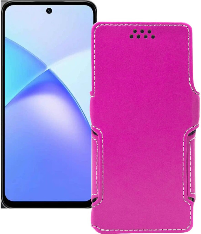 Чохол-книжка з екошкіри для телефону Infinix Smart 10