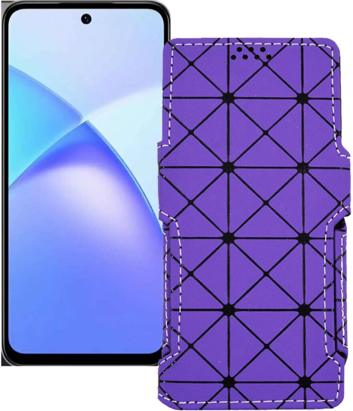 Чохол-книжка з екошкіри для телефону Infinix Smart 10