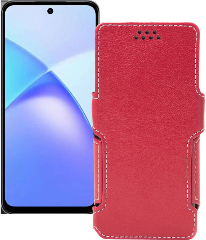 Чохол-книжка з екошкіри для телефону Infinix Smart 10