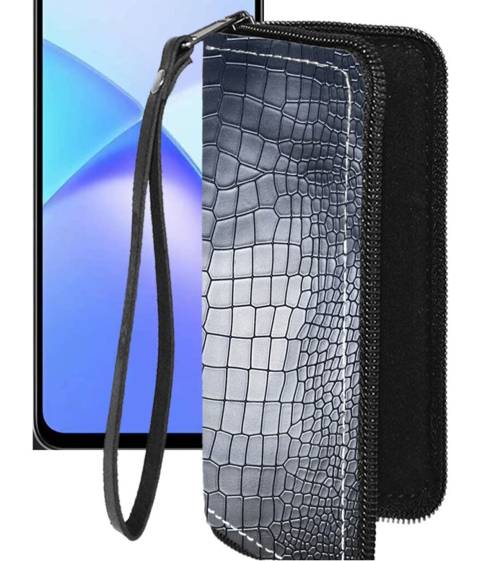 Чохол-гаманець з екошкіри для телефону Infinix Smart 10