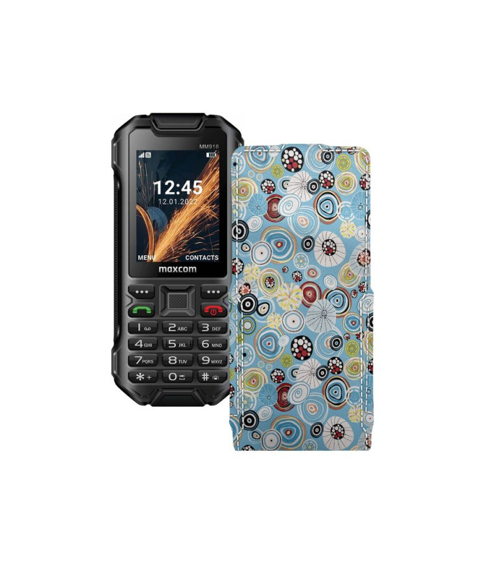 Чохол-флип з екошкіри для телефону Maxcom MM918