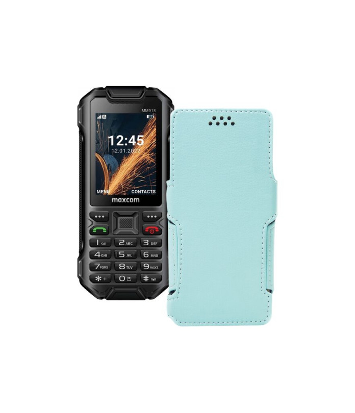 Чохол-книжка з екошкіри для телефону Maxcom MM918