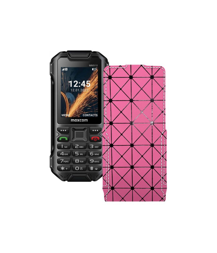 Чохол-флип з екошкіри для телефону Maxcom MM918