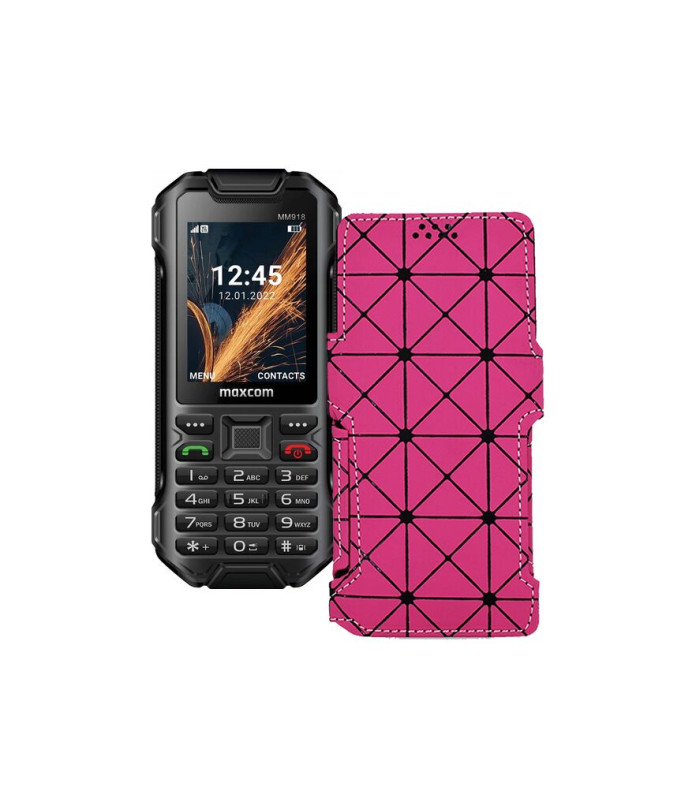 Чохол-книжка з екошкіри для телефону Maxcom MM918