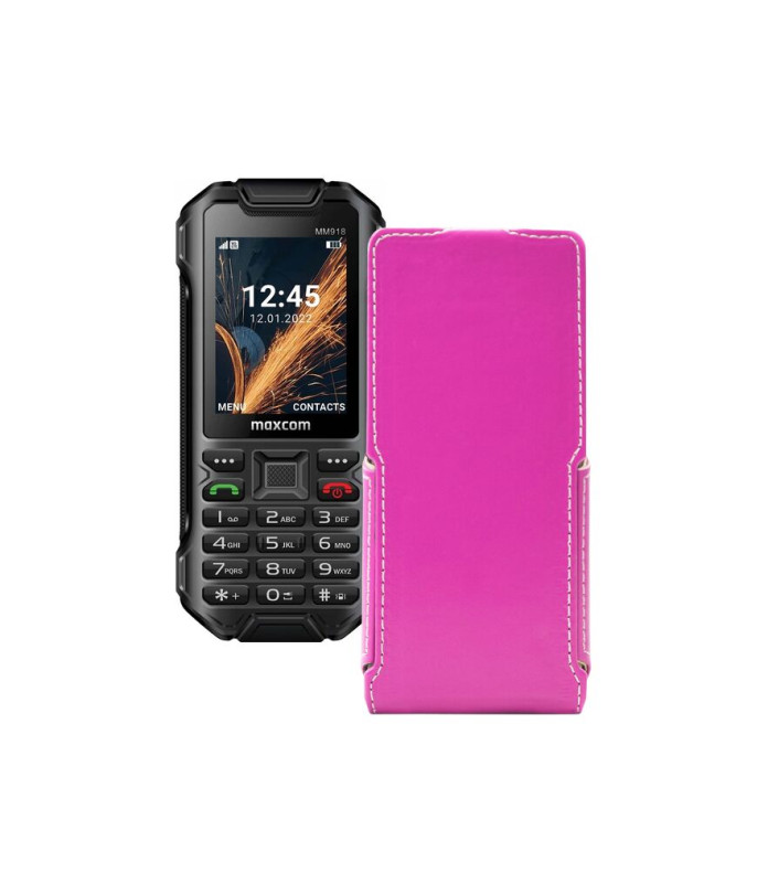 Чохол-флип з екошкіри для телефону Maxcom MM918