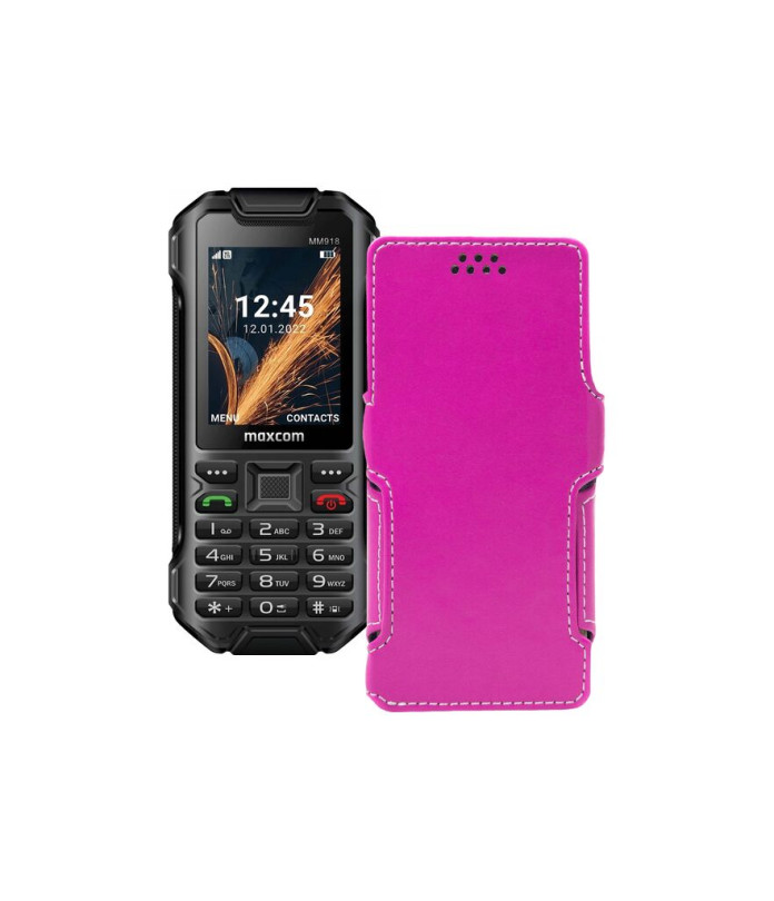 Чохол-книжка з екошкіри для телефону Maxcom MM918